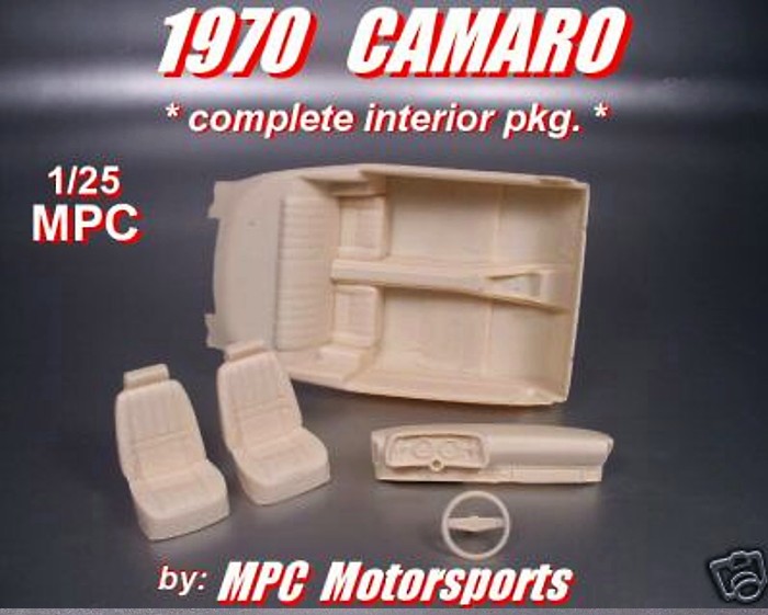 1970 Camaro Complete Interior pkg 1/25 MPC